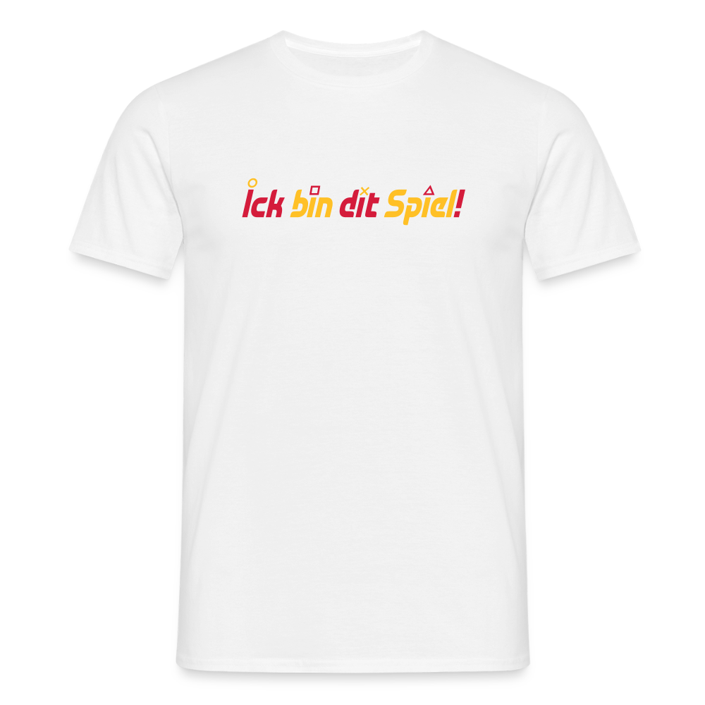 Ick bin dit Spiel! - Männer Premium T-Shirt - Weiß