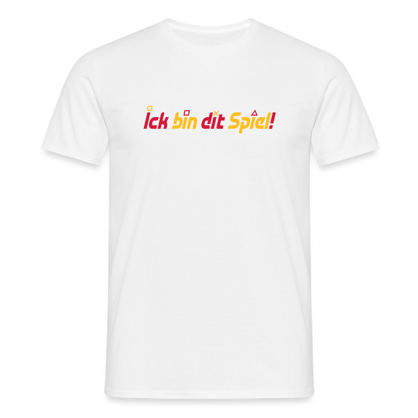 Ick bin dit Spiel! - Männer Premium T-Shirt - Weiß