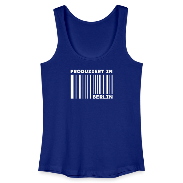 PRODUZIERT IN BERLIN - Frauen Bio Tank Top - Königsblau