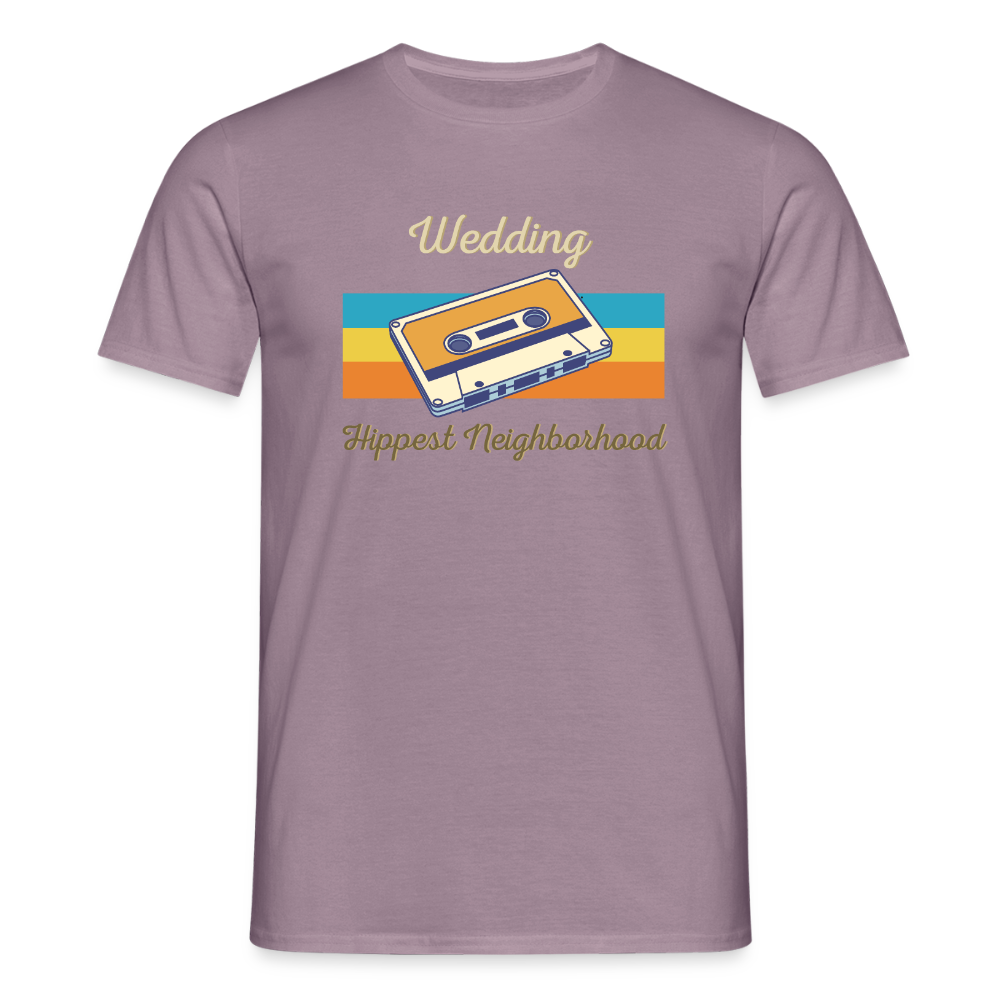 Wedding Hippest Neighborhood - Männer Premium T-Shirt - Lilagrau 