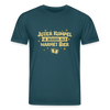 Juter Kumpel ist besser als warmet Bier - Unisex Bio T-Shirt - Dunkles Petrol
