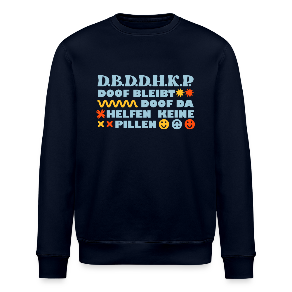 d.b.d.d.h.k.P - Unisex Bio Sweatshirt - Navy