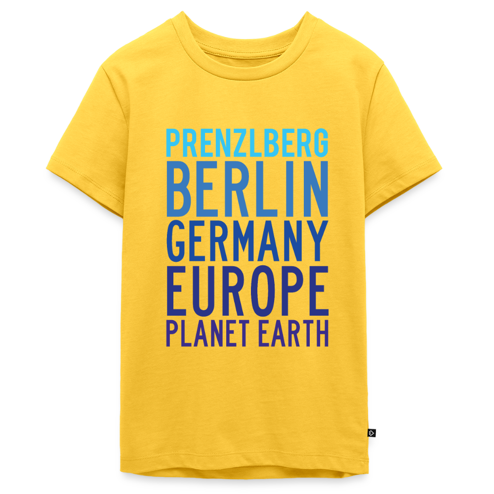 Prenzlberg - Planet Earth - Teenager Premium T-Shirt - Gelb