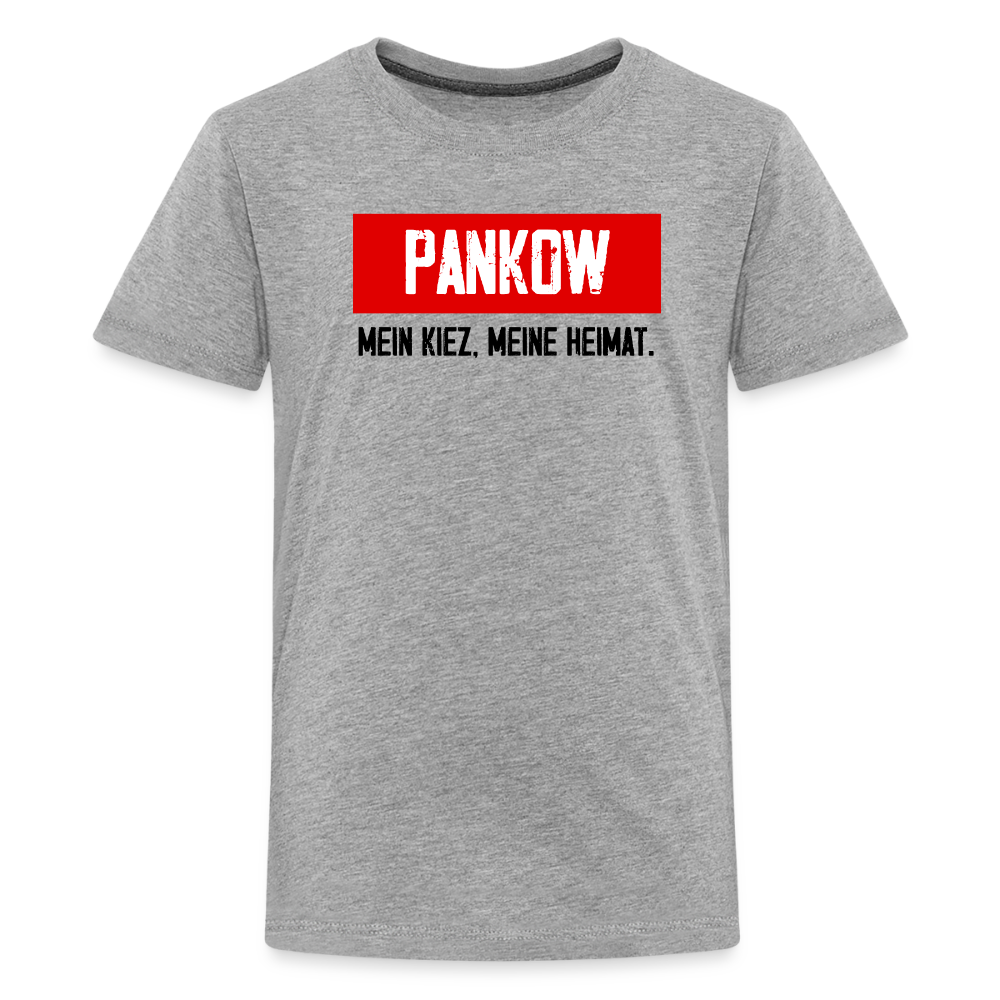 Mein Kiez meine Heimat - Teenager Premium T-Shirt - Grau meliert