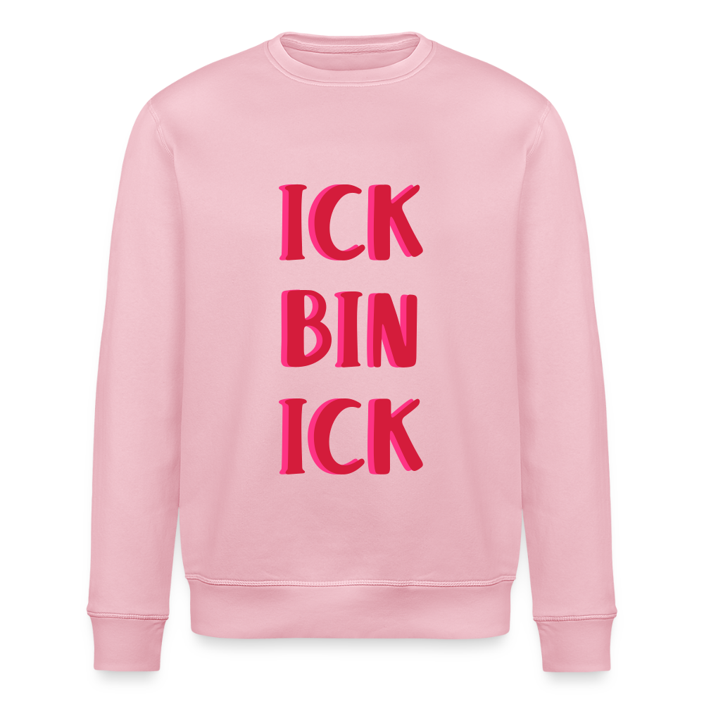 Ick bin Ick! - Unisex Bio Sweatshirt - Hellrosa