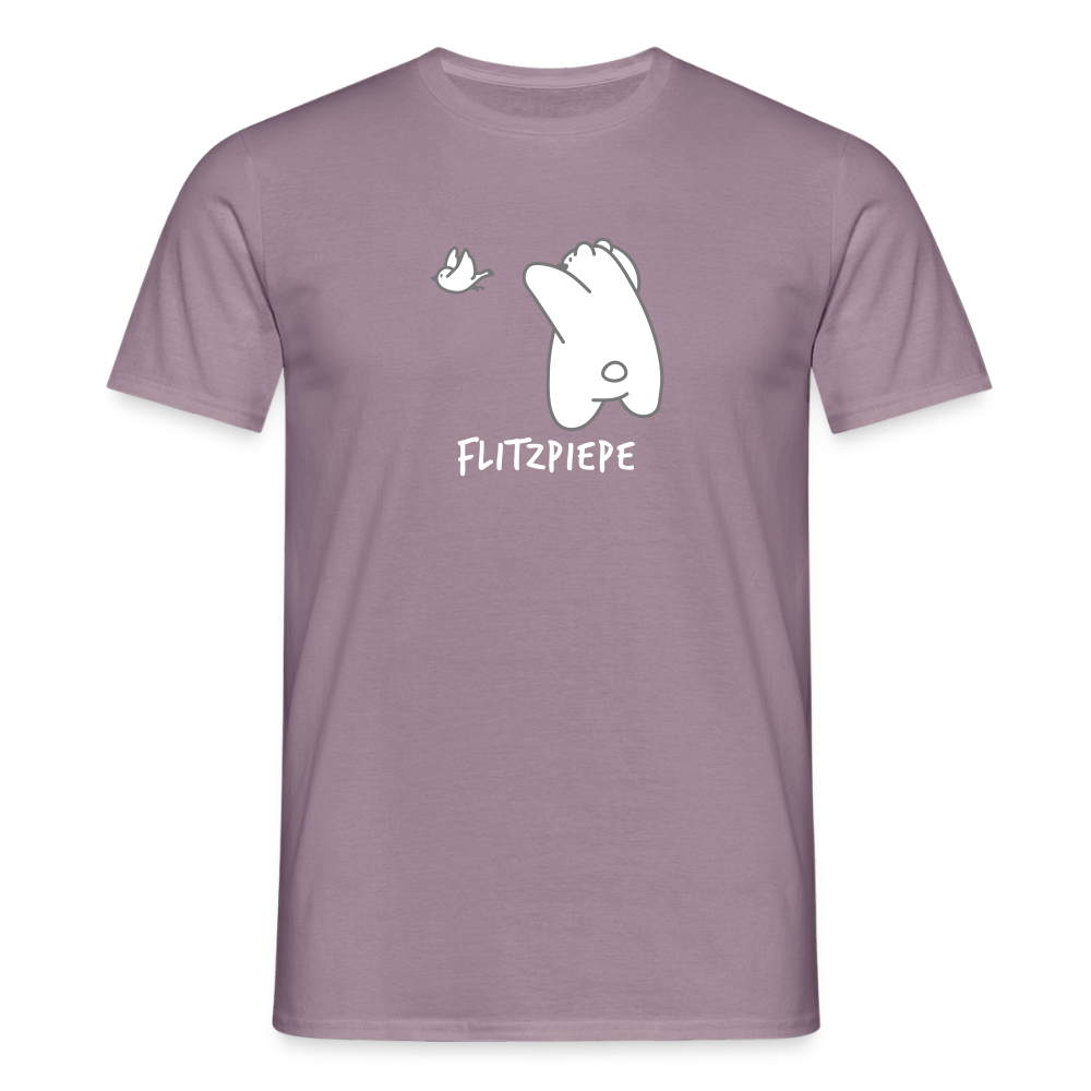 Flitzpiepe - Männer Premium T-Shirt - Lilagrau 
