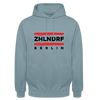 ZHLNDRF - Unisex Hoodie - Nebelblau