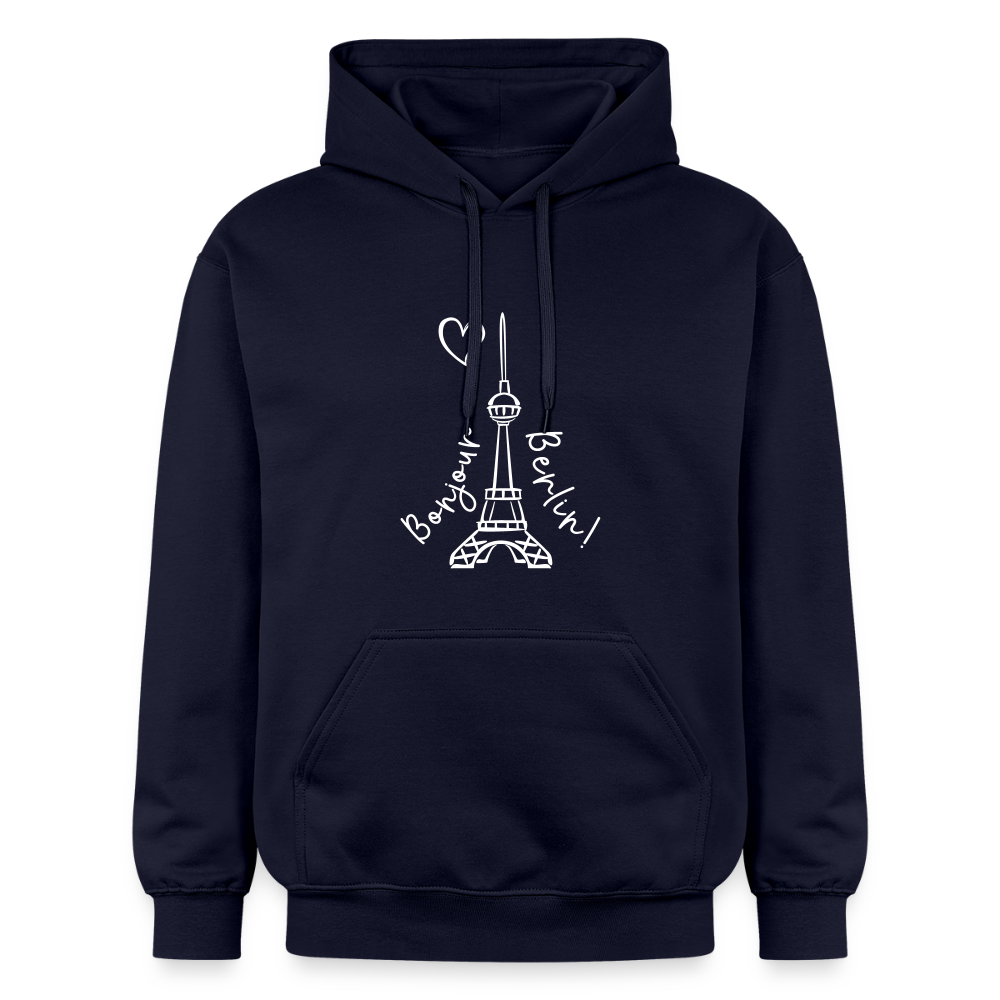 Eiffelturm in Berlin Bonjour - Hoodie - Navy
