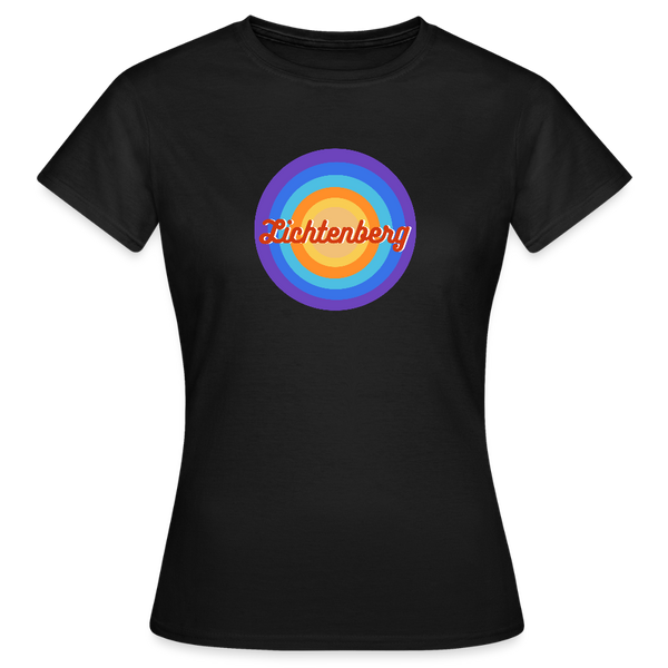 Lichtenberg Retro - Frauen Premium T-Shirt - Schwarz