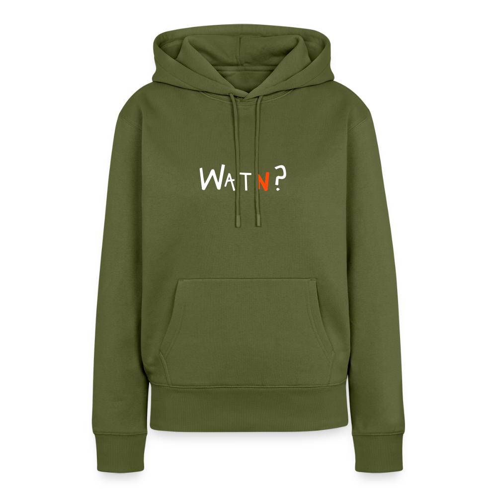 WATN? - Frauen Premium Hoodie - Khaki