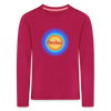 Pankow Retro - Kinder Langarmshirt - dunkles Pink