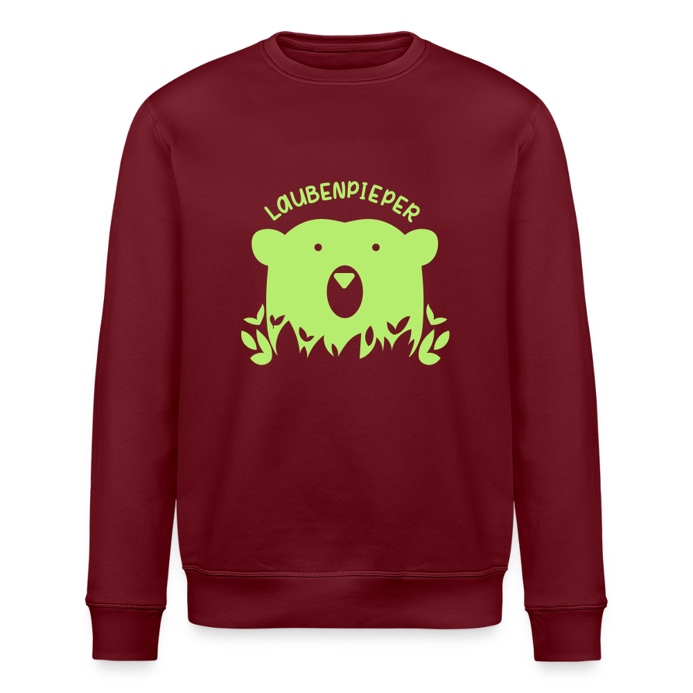 Laubenpieper - Unisex Bio Sweatshirt - Burgunderrot