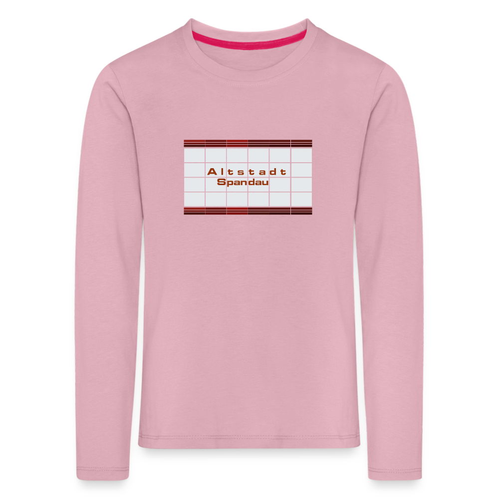 Altstadt Spandau - Kinder Langarmshirt - Hellrosa