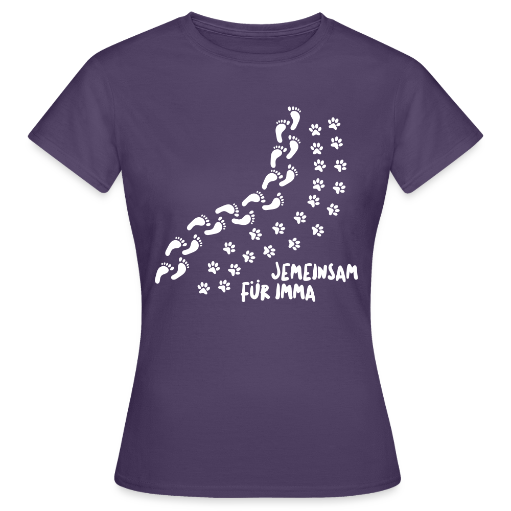Jemeinsam Für Imma - Frauen Premium T-Shirt - Dunkellila