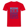 Wedding Planet Earth - Männer Premium T-Shirt - Rot