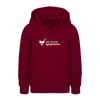wär ick mal liejenjeblieben - Teenager Hoodie - Bordeaux