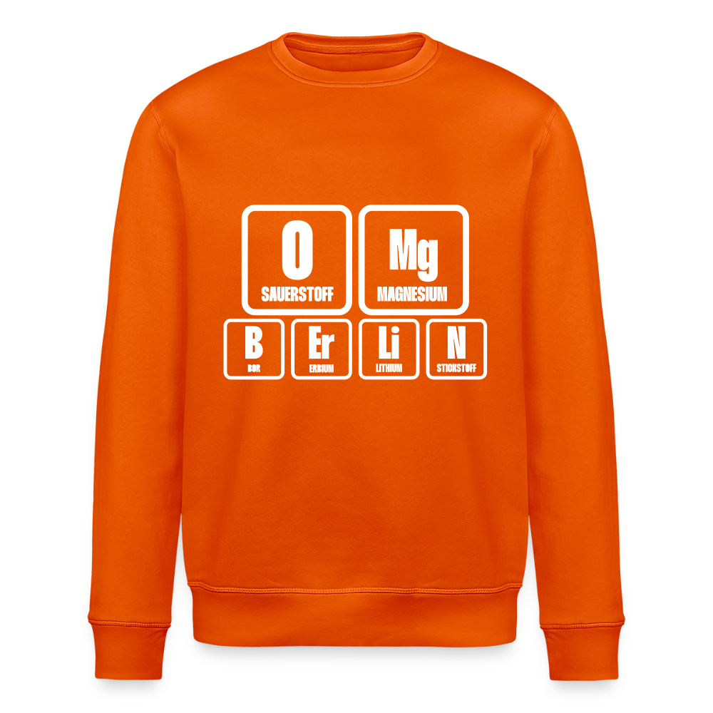 OMG Berlin - Unisex Bio Sweatshirt - Tieforange