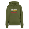 """Stell dir vor, du denkst und keener merkt's. - Frauen Premium Hoodie" - Khaki
