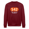 S42 - Unisex Bio Sweatshirt - Burgunderrot