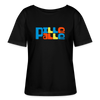 Pillepalle - Relaxed Rundhals Frauen Bio-T-Shirt - Schwarz