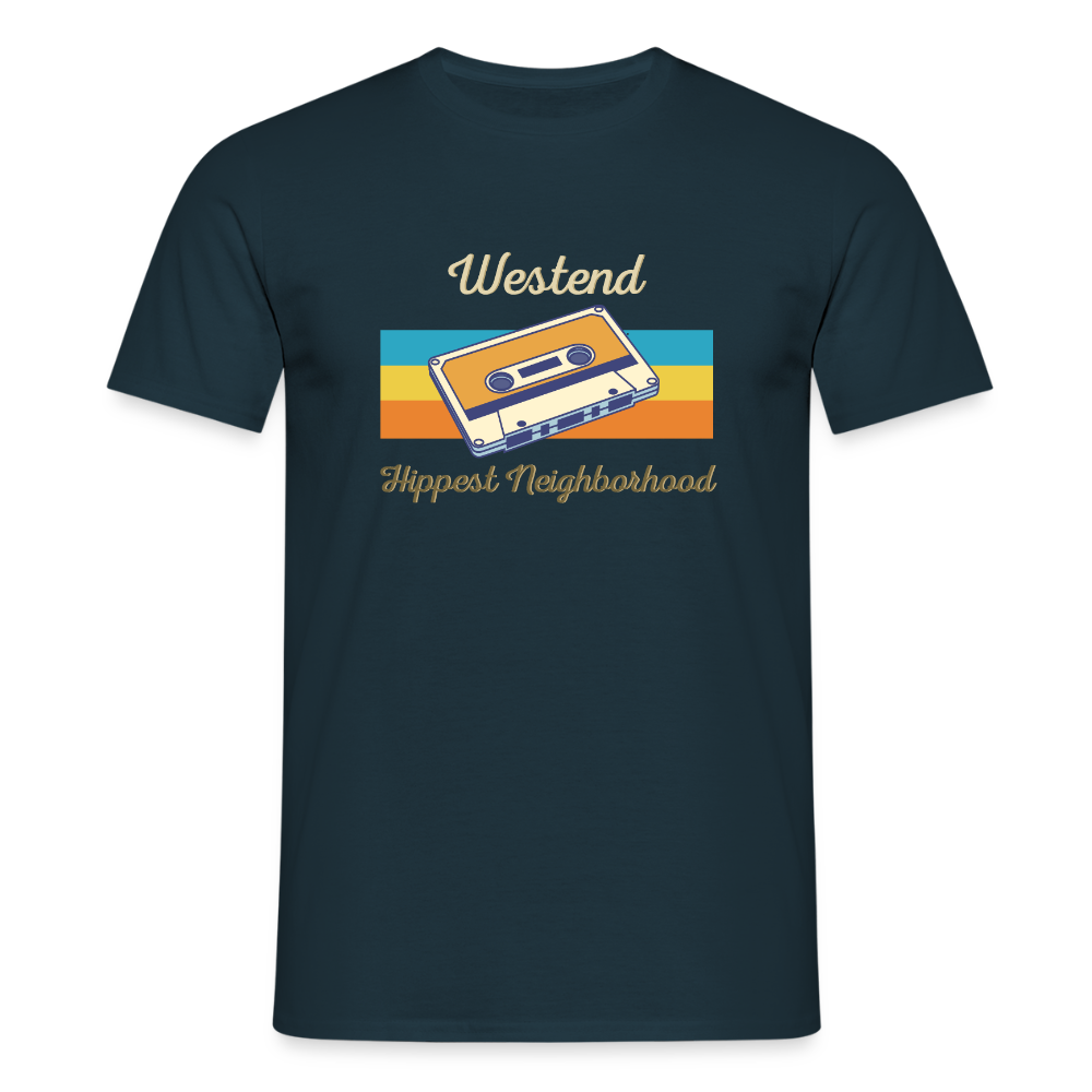 Westend Hippest Neighborhood - Männer Premium T-Shirt - Navy