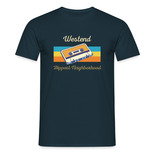 Westend Hippest Neighborhood - Männer Premium T-Shirt - Navy