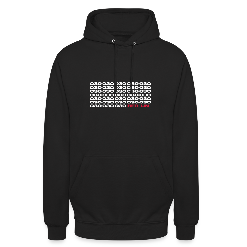 030 Berlin - Unisex Hoodie - Schwarz