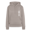 Fernsehturm Zick zack - Frauen Premium Hoodie - Taupe