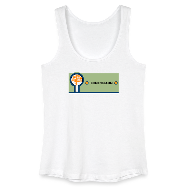 Siemensdamm - Frauen Bio Tank Top - Weiß