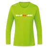 Bin uff Bier-Diät! (schon 3 Tage valorn) - Frauen Sport Langarmshirt - Neongrün