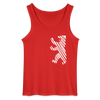 Berliner Bär im Netz - weiß - Männer Tank Top - Rot