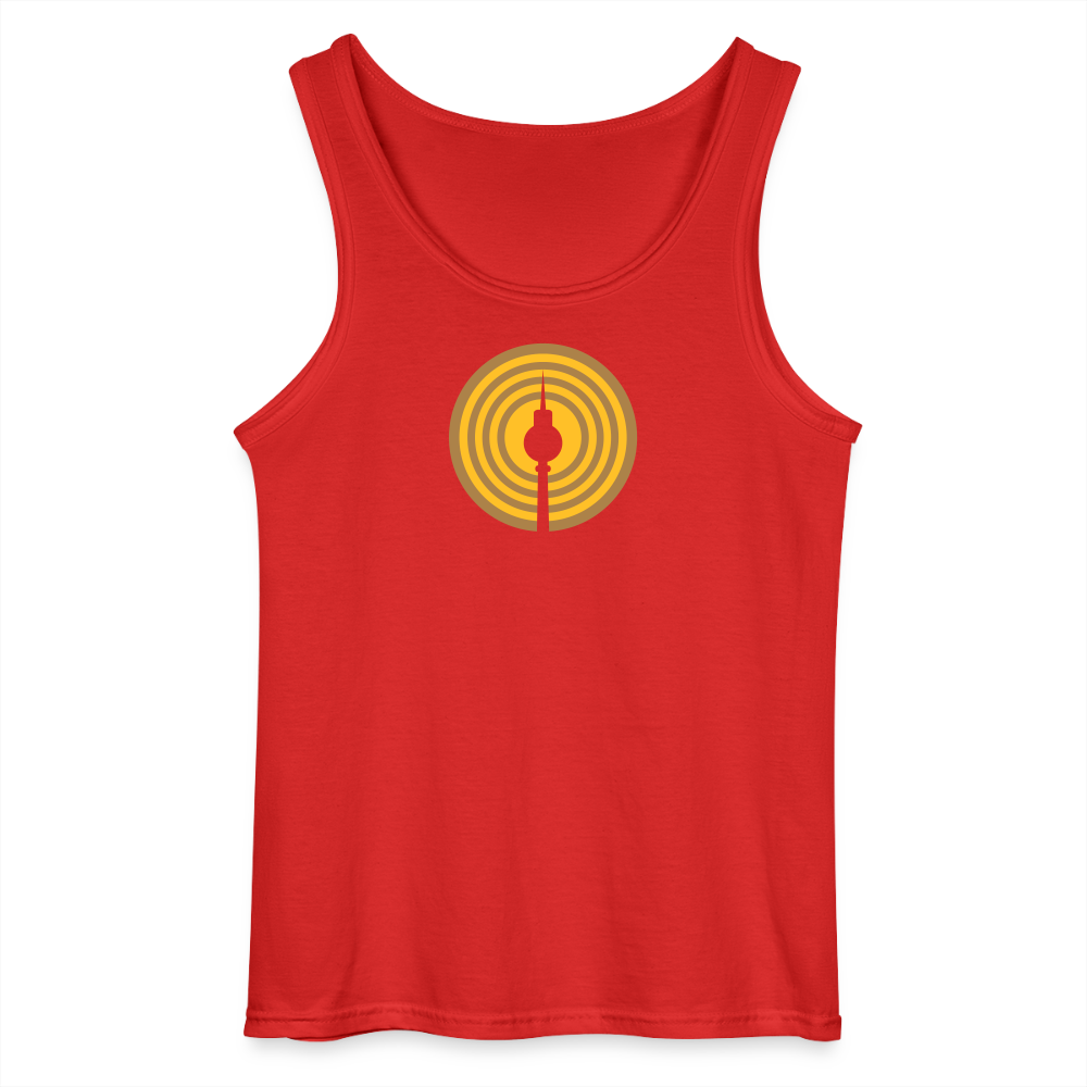 Berlin im Fokus - Männer Tank Top - Rot