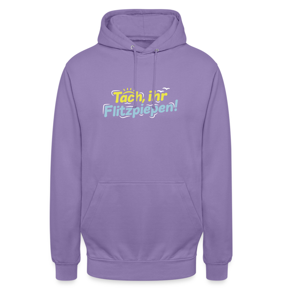 Tach, ihr Flitzpiepen! - Unisex Hoodie - Lavendel