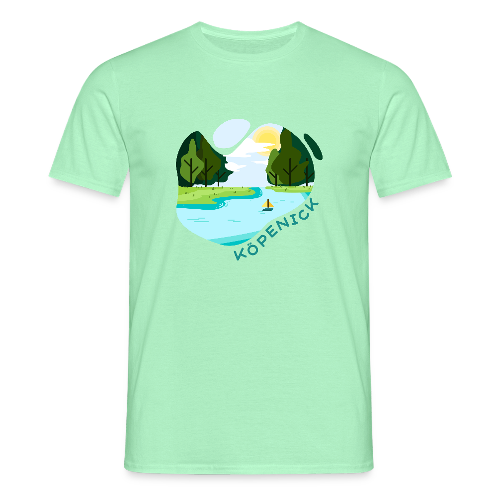 Köpenick am Wasser - Männer Premium T-Shirt - Mintgrün