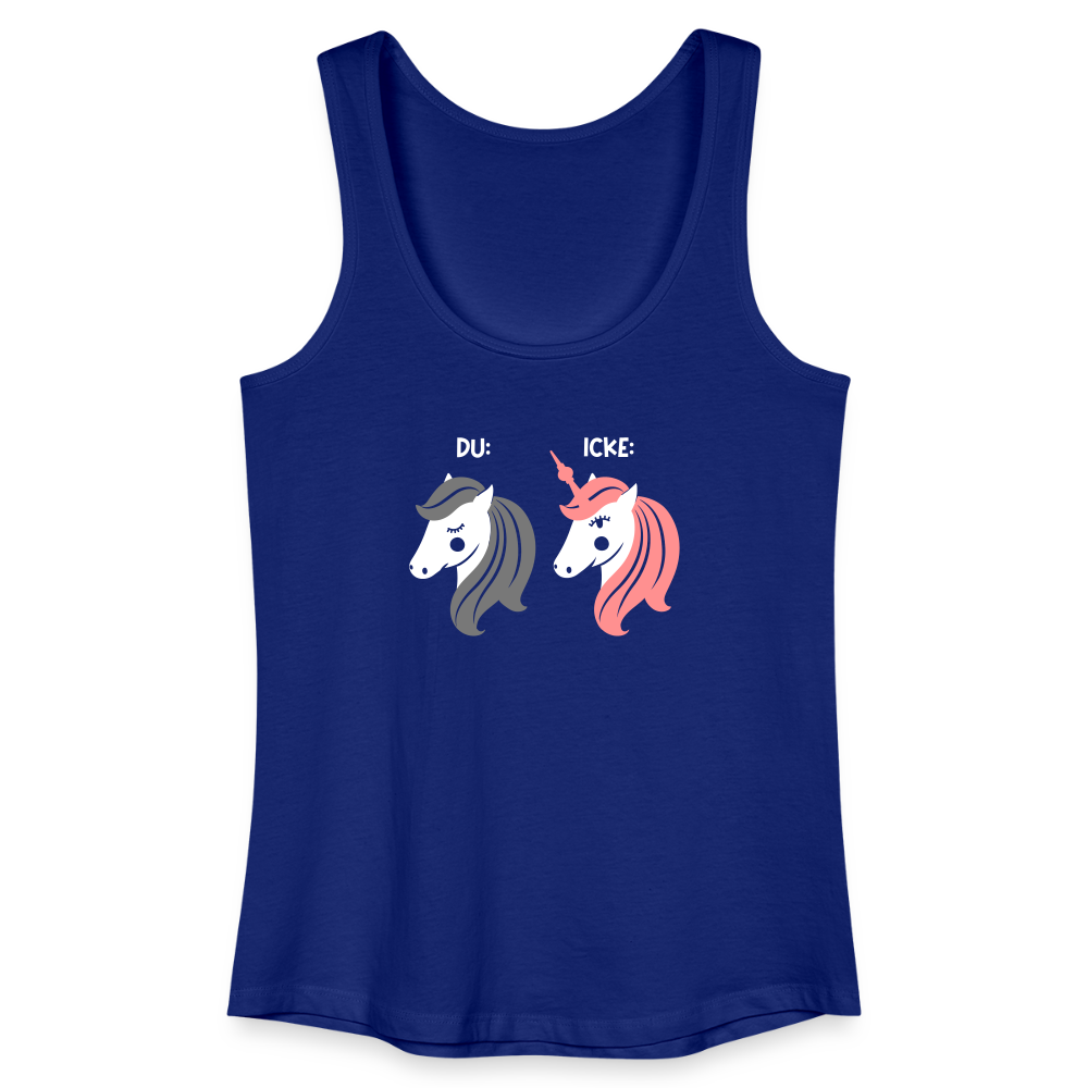 Berliner Einhorn - Frauen Bio Tank Top - Königsblau