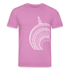 Der Turm von unten - weiß - Unisex Bio T-Shirt - Pink