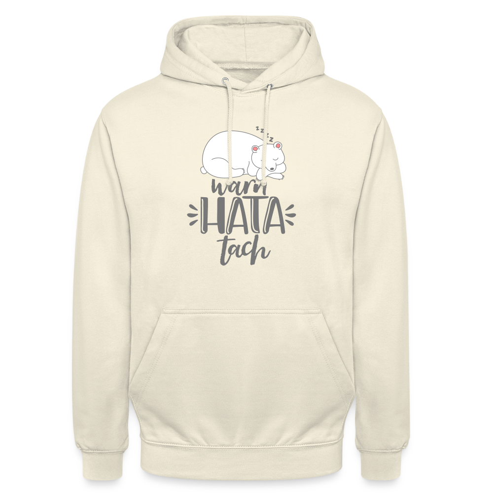 WarnHataTach - Unisex Hoodie - Vanille-Milchshake