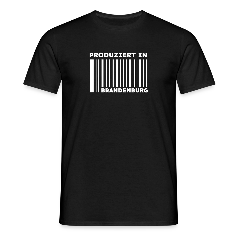 PRODUZIERT IN BRANDENBURG - Männer Premium T-Shirt - Schwarz