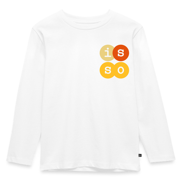 IsSo - Kinder Langarmshirt - Weiß