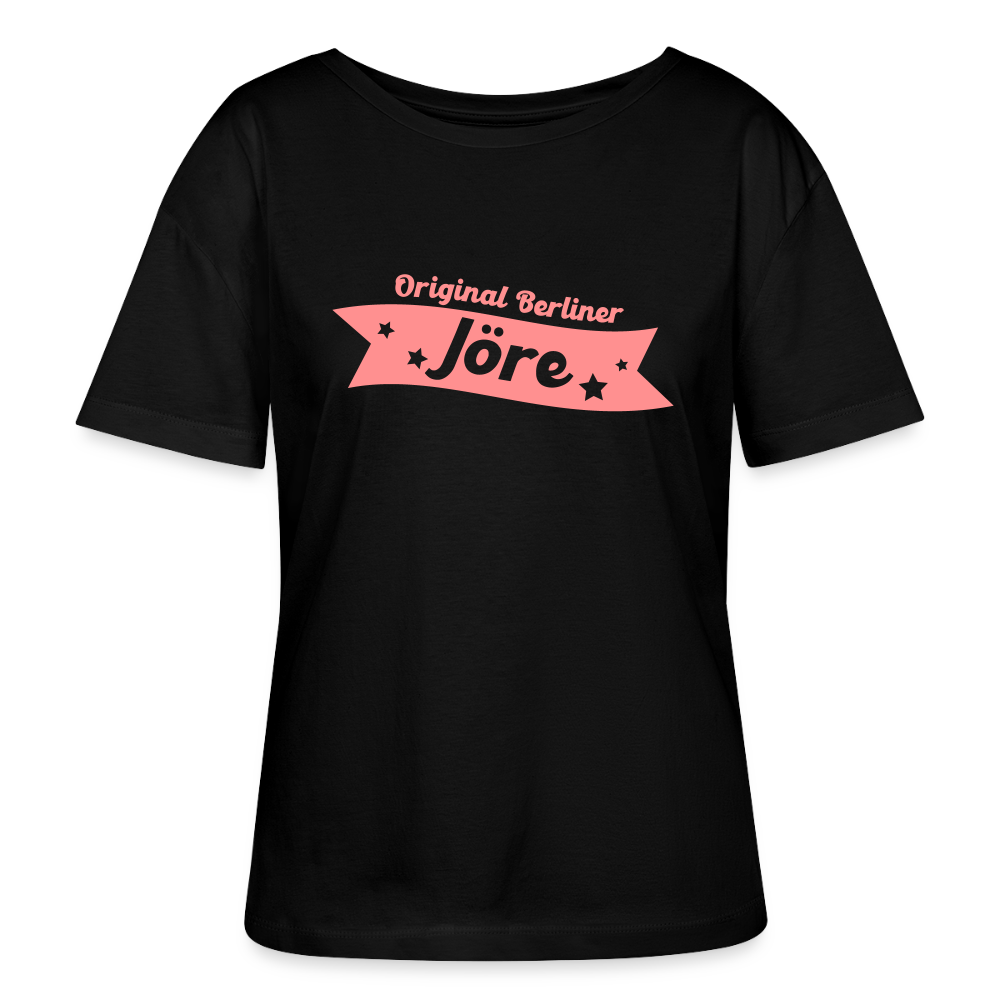 Berliner Jöre - Relaxed Rundhals Frauen Bio-T-Shirt - Schwarz
