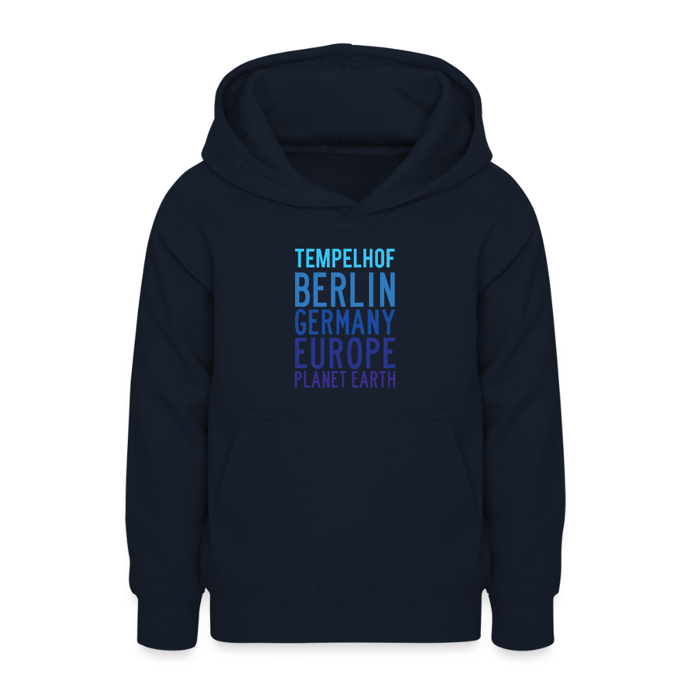 Tempelhof Planet Earth - Teenager Hoodie - Navy