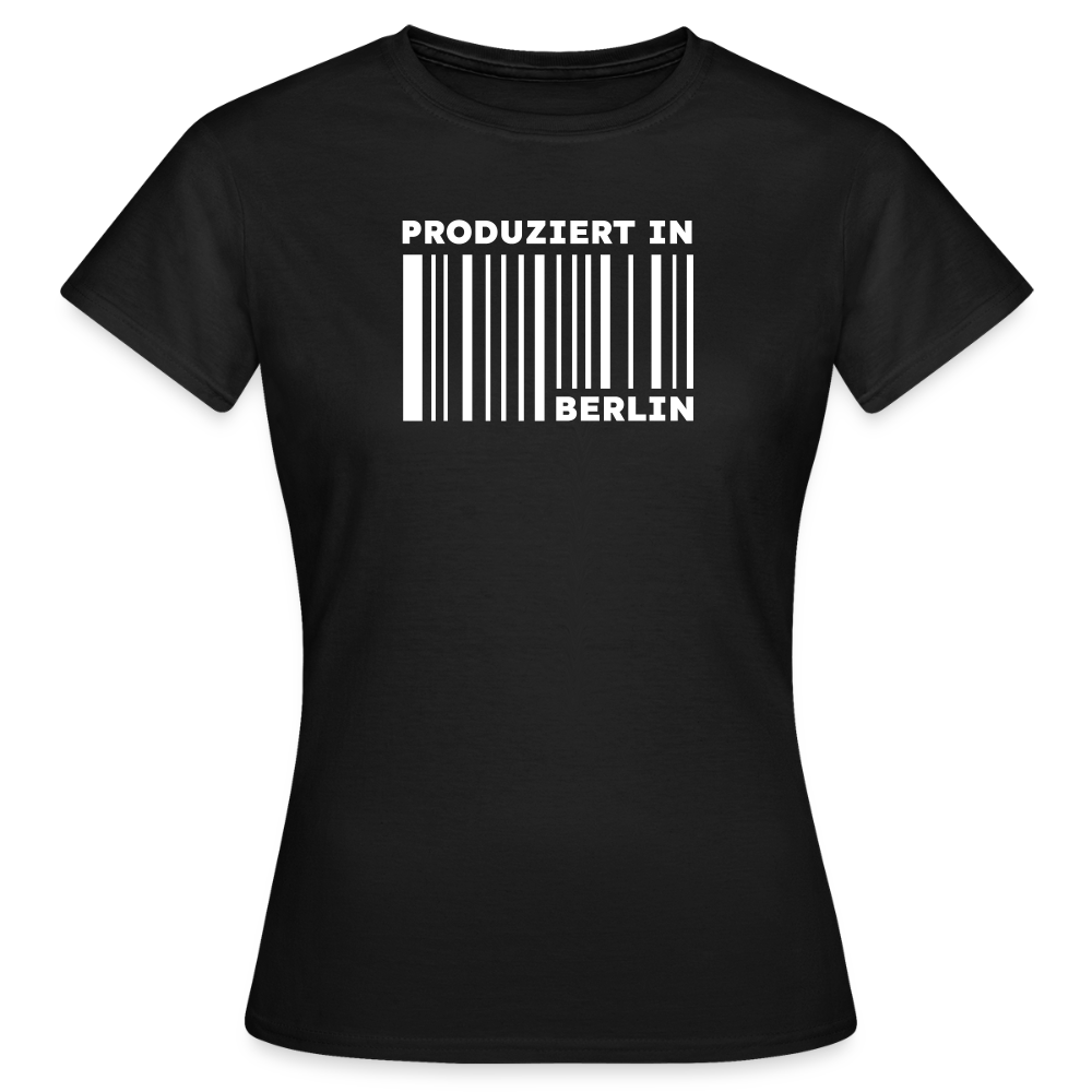 PRODUZIERT IN BERLIN - Frauen Premium T-Shirt - Schwarz