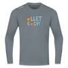 Allet Easy! - Männer Sport Langamshirt - Grau