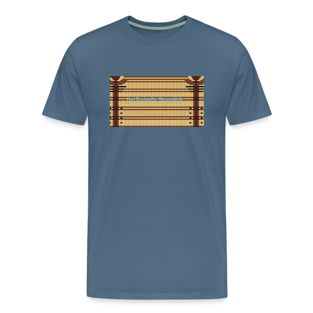 Karl-Bonhoeffer-Nervenklinik - Männer Premium T-Shirt - Blaugrau