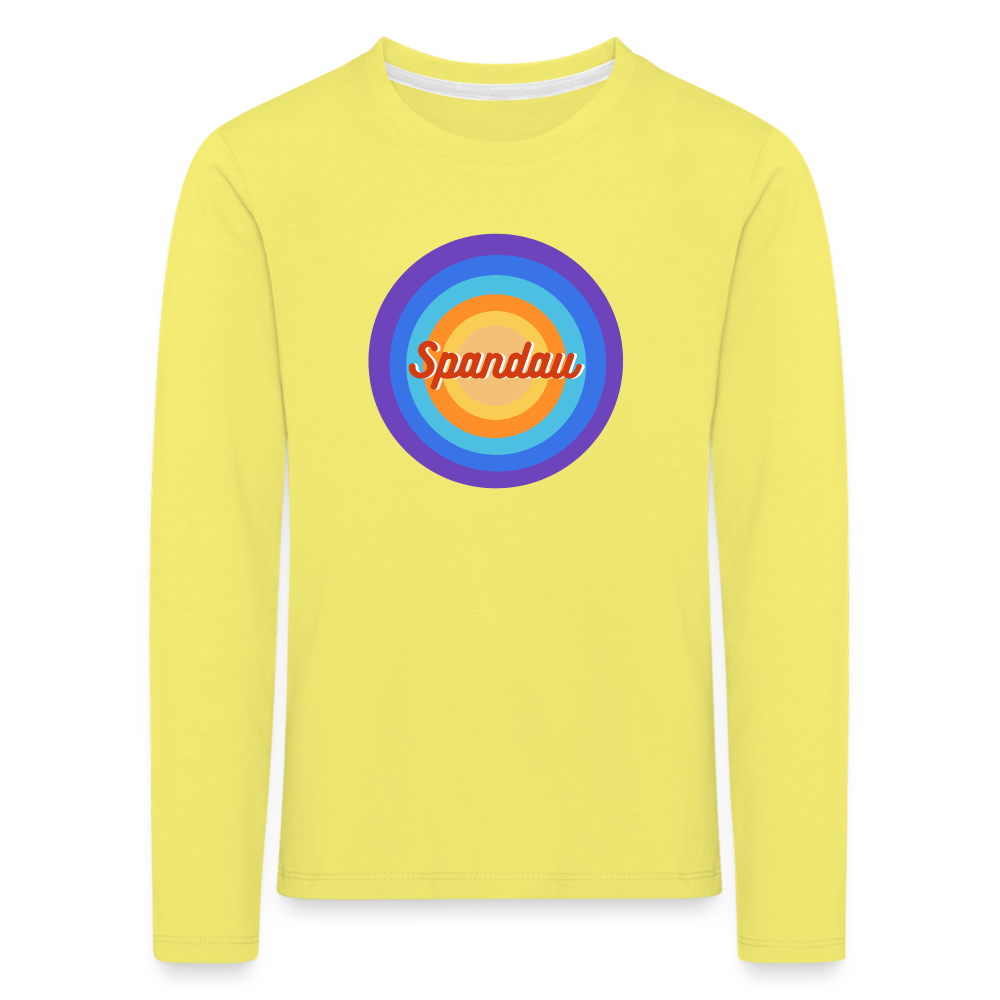 Spandau Retro - Kinder Langarmshirt - Gelb