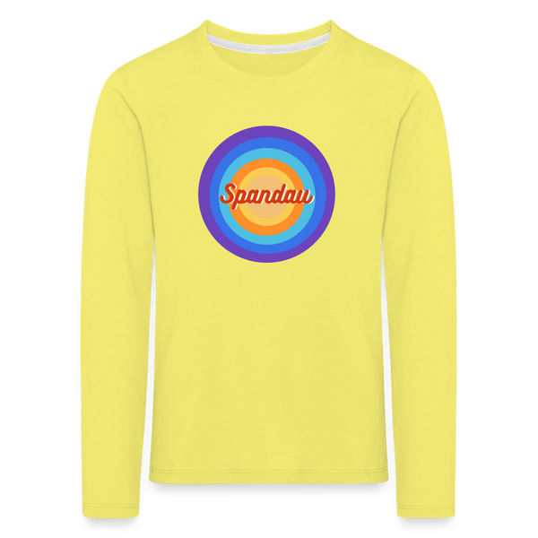 Spandau Retro - Kinder Langarmshirt - Gelb