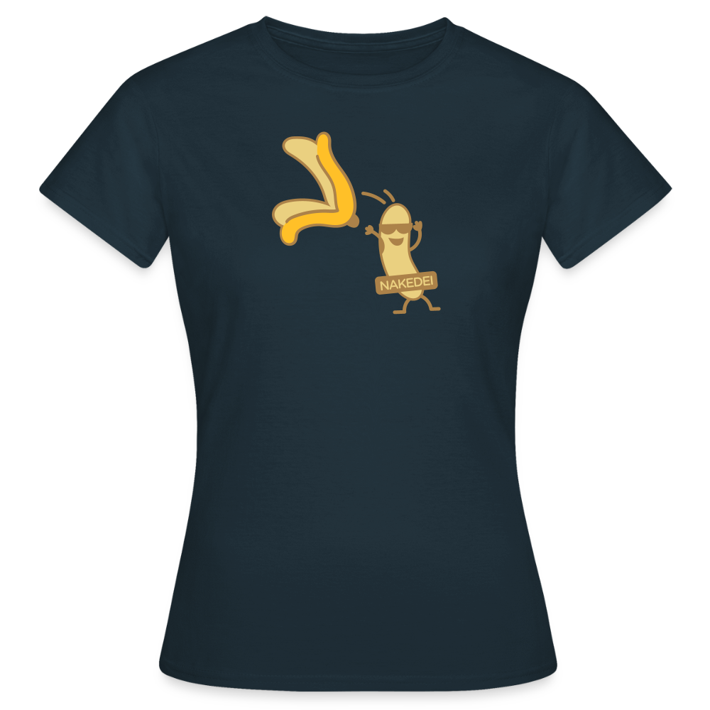 Nakedei - Frauen Premium T-Shirt - Navy