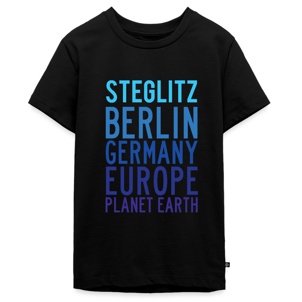 Steglitz Planet Earth - Teenager Premium T-Shirt - Schwarz