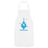 Berlin Stars - blau - Kochschürze - Weiß