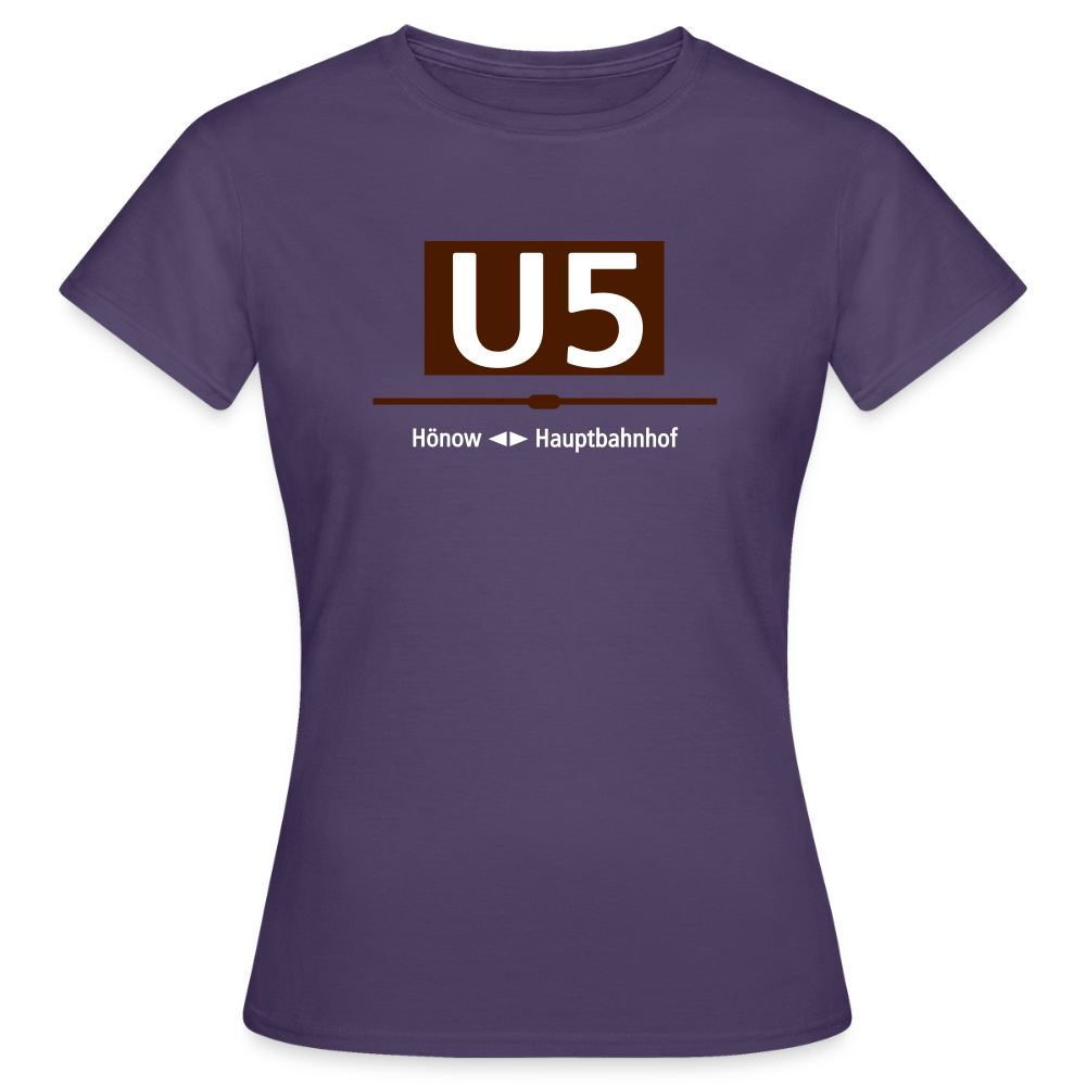 U5 - Frauen Premium T-Shirt - Dunkellila